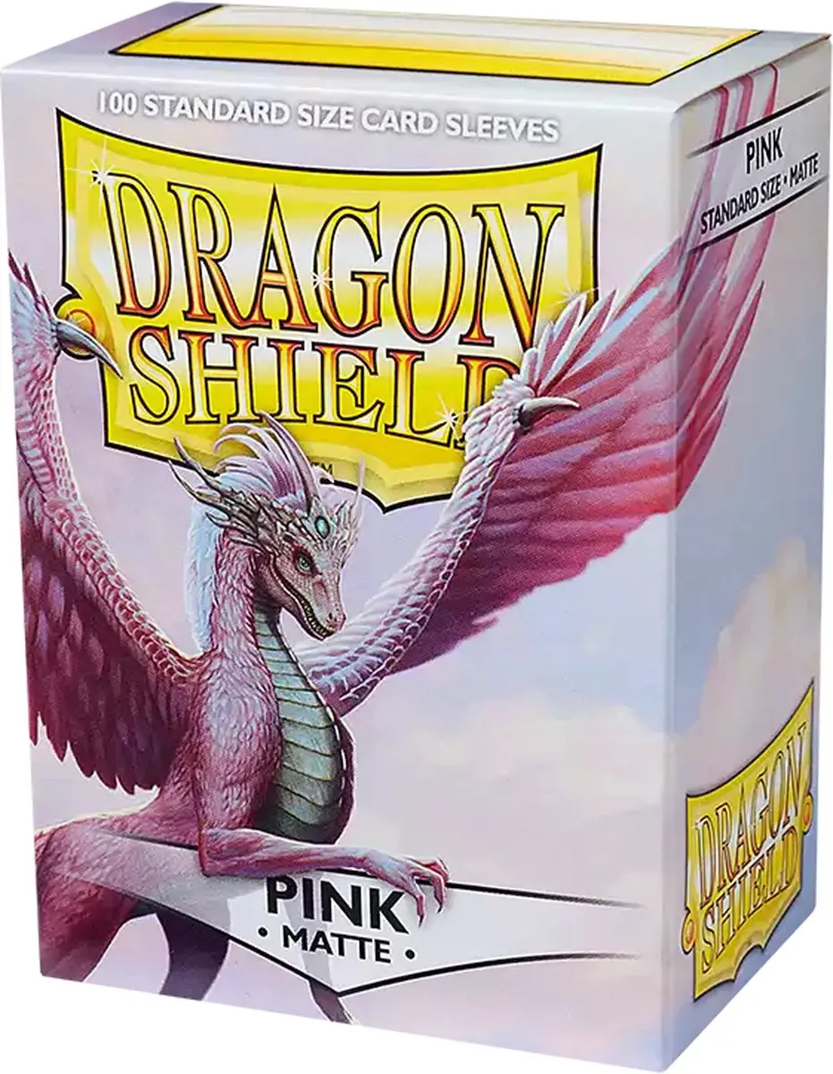 Arcane Tinmen Dragon Shield Matte Hoesjes - 100 Stuks - Roze