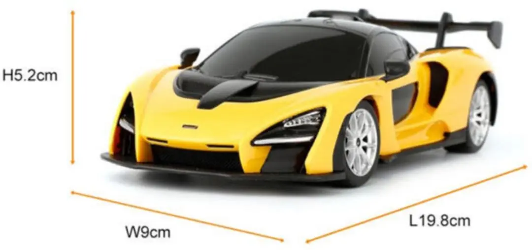 Jamara Rastar McLaren Senna R/C 1:24 - 23042 - Geel-zwart