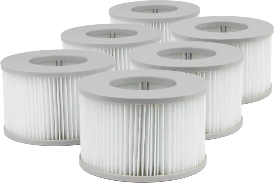 Mspa Spafilter B0303952 - 6 Stuks - Ø106mm Wit