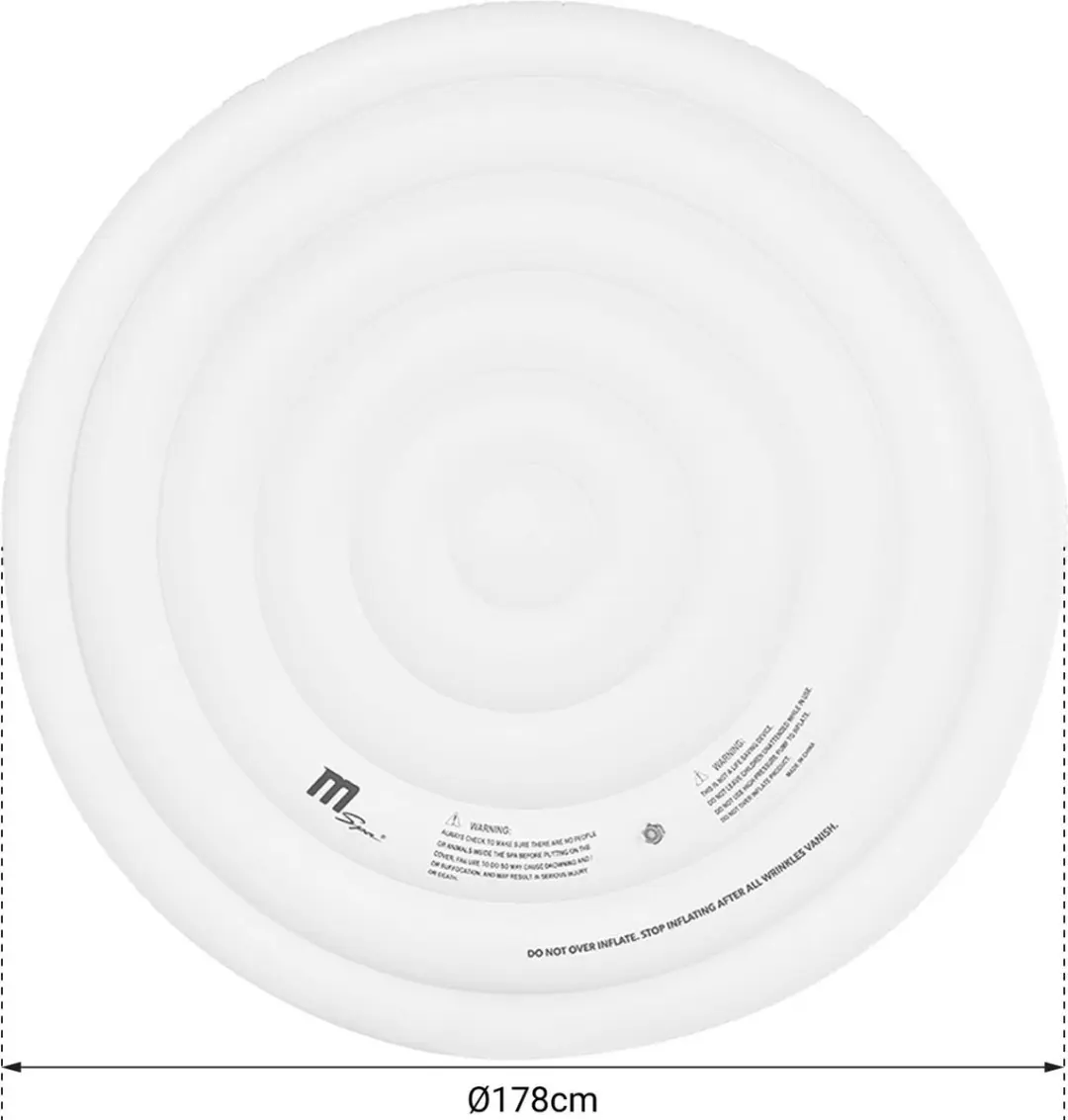 MSpa opblaasbare isolatie deksel 8 persoons