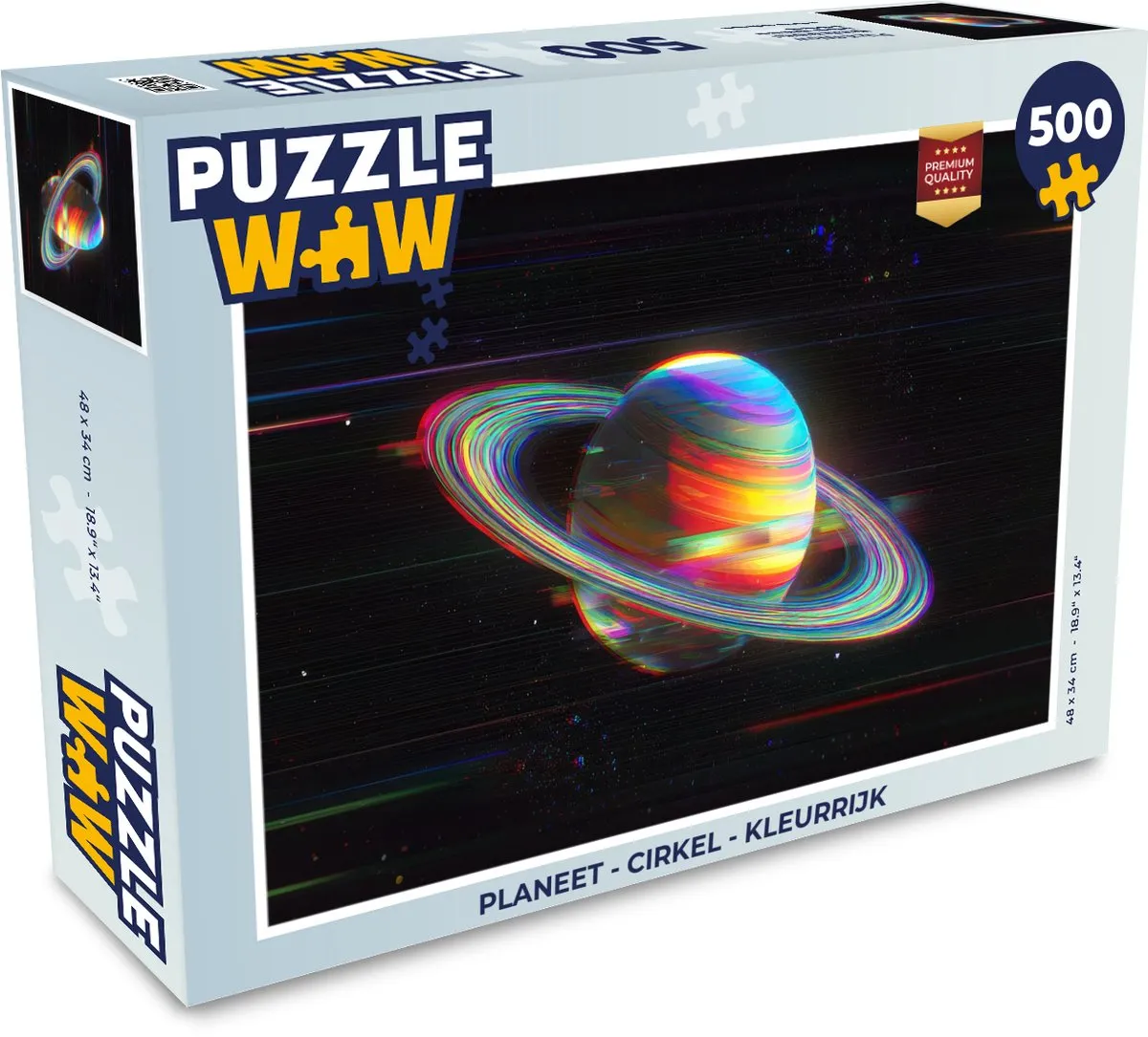 PuzzleWow Planeet Cirkel Legpuzzel 500 Stuks
