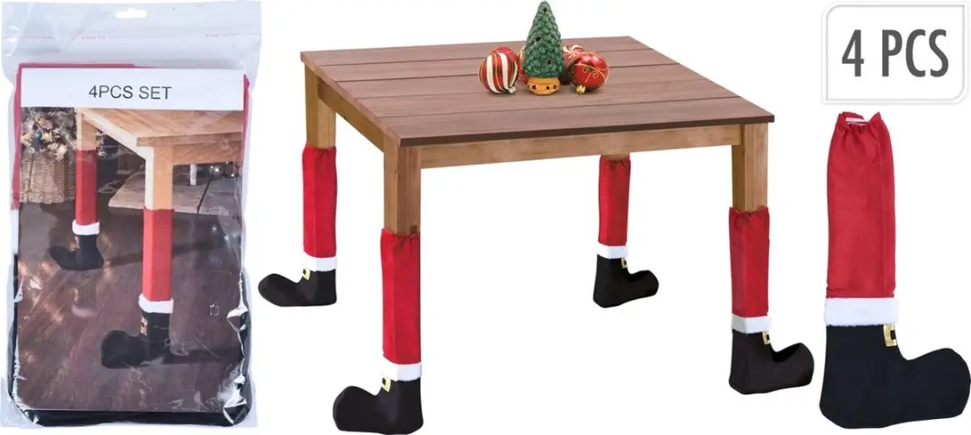 Dining Table Leg Cover Christmas Decoration Set