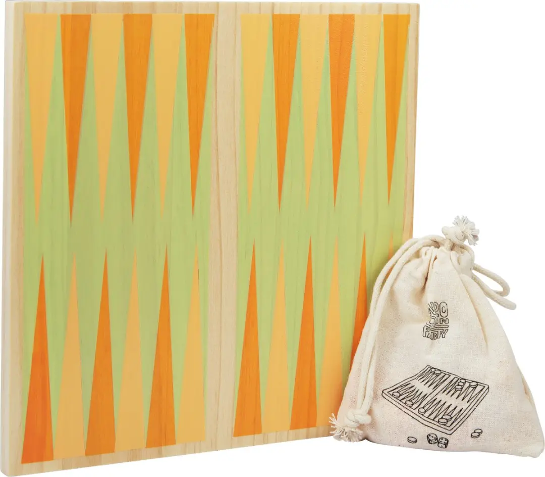 Koopman Backgammon Reisspel 20x20cm - Compact