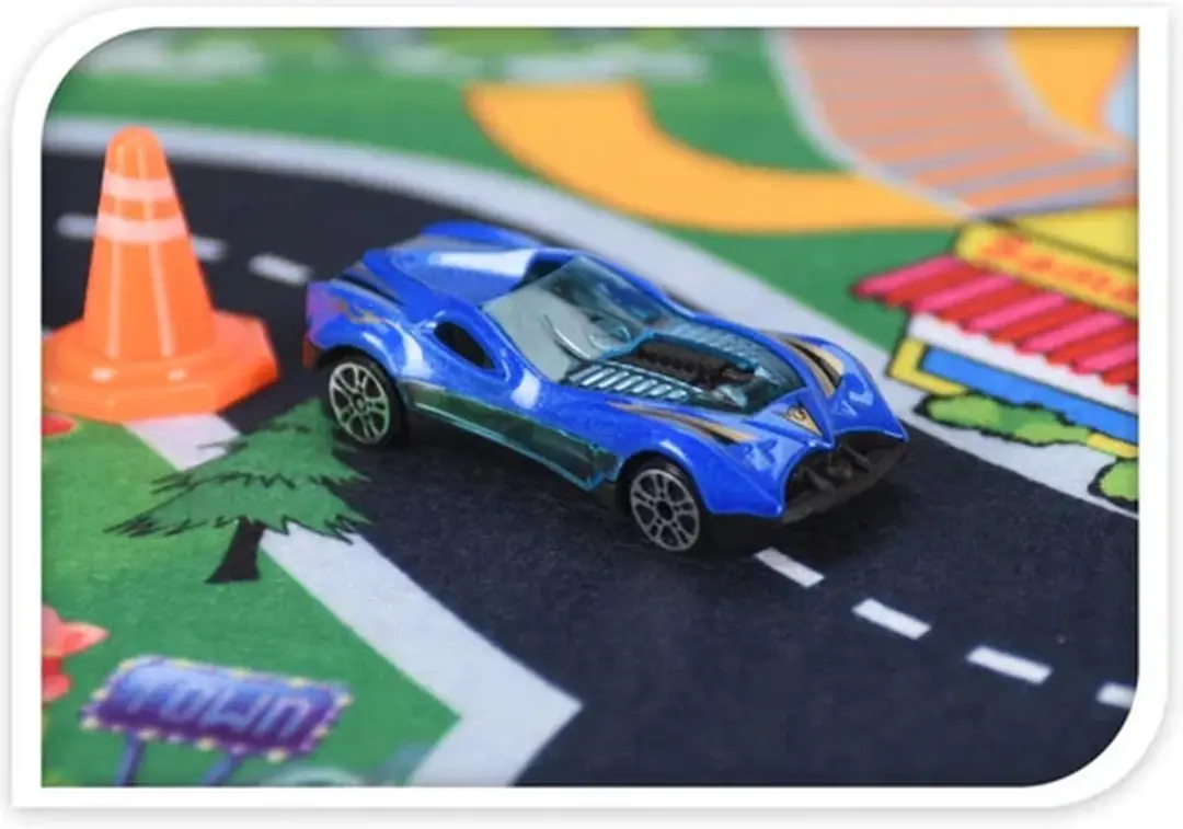 Koopman Auto Speelmat S34938570 - 79x70cm - Multicolor - afbeelding 4 van 5
