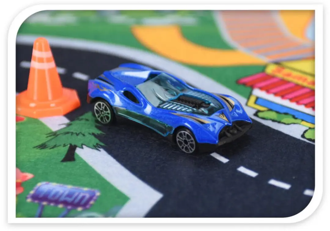 Koopman Auto Speelmat S34938570 - 79x70cm - Multicolor - afbeelding 5 van 5