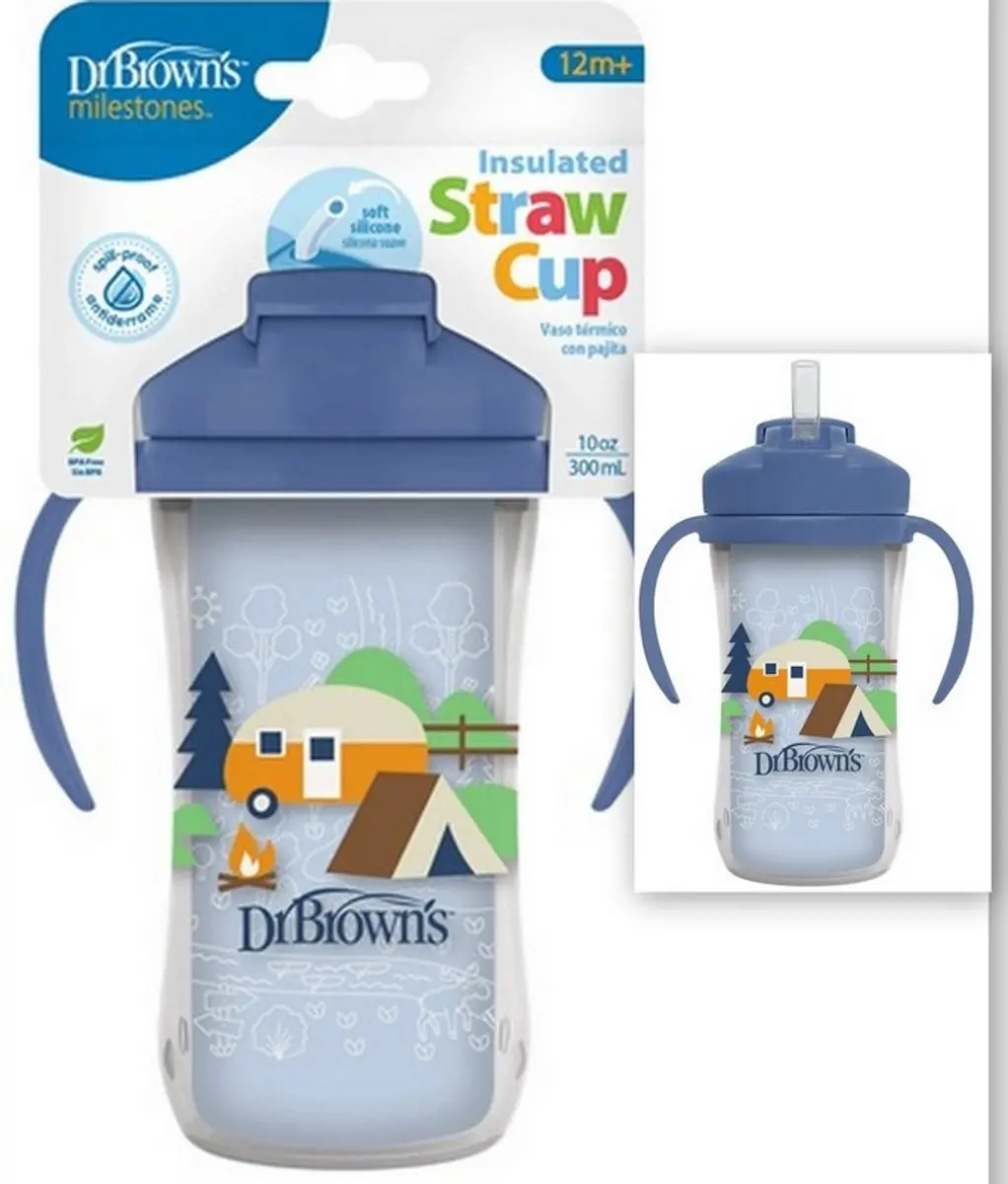 Dr. Brown's Thermosbeker met Rietje 300 ml