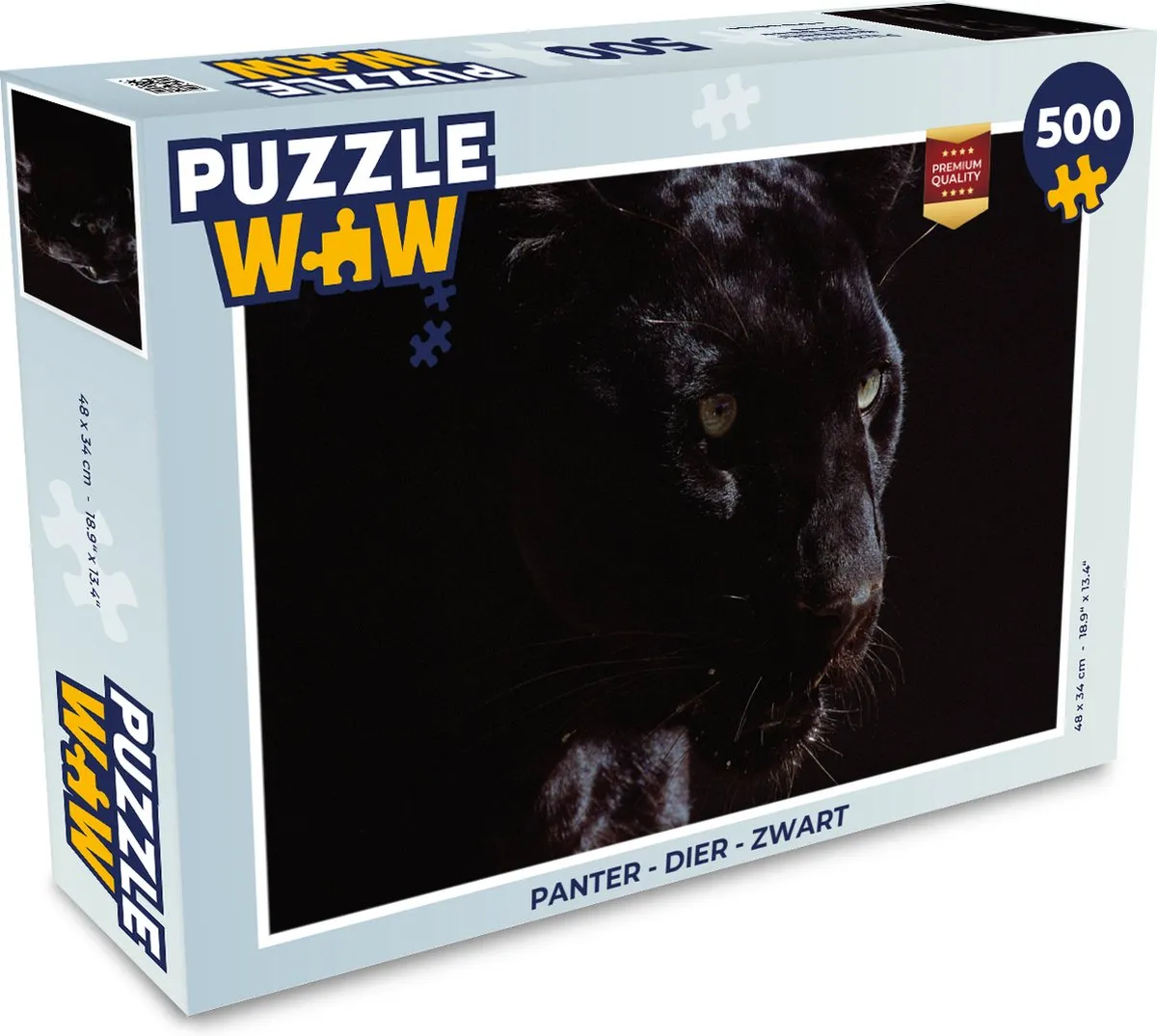 PuzzleWow Panter Legpuzzel 500 Stuks