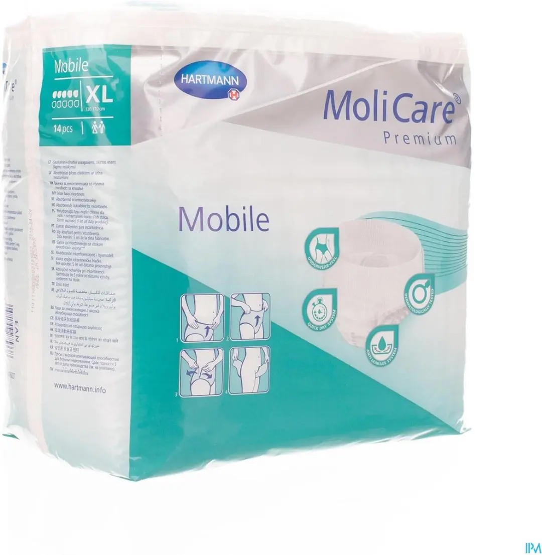Hartmann Molicare Mobile XL - 14 Stuks