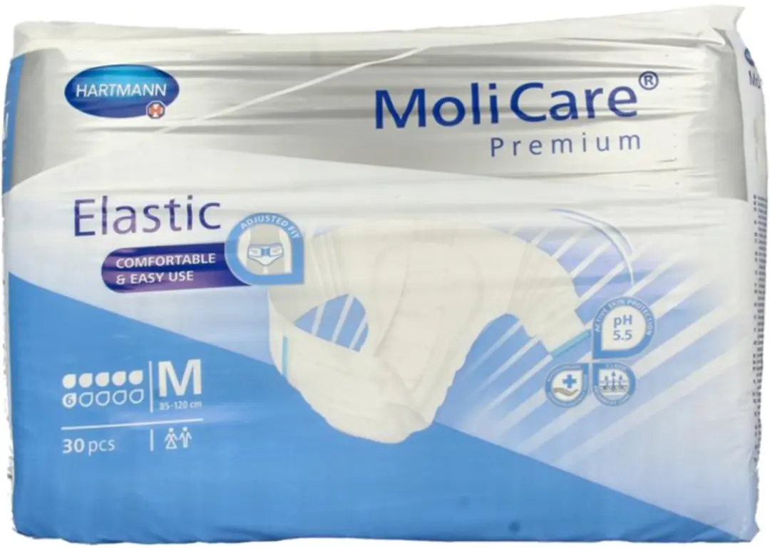 Hartmann MoliCare Premium Elastic - Maat M - 30 Stuks - afbeelding 6 van 6