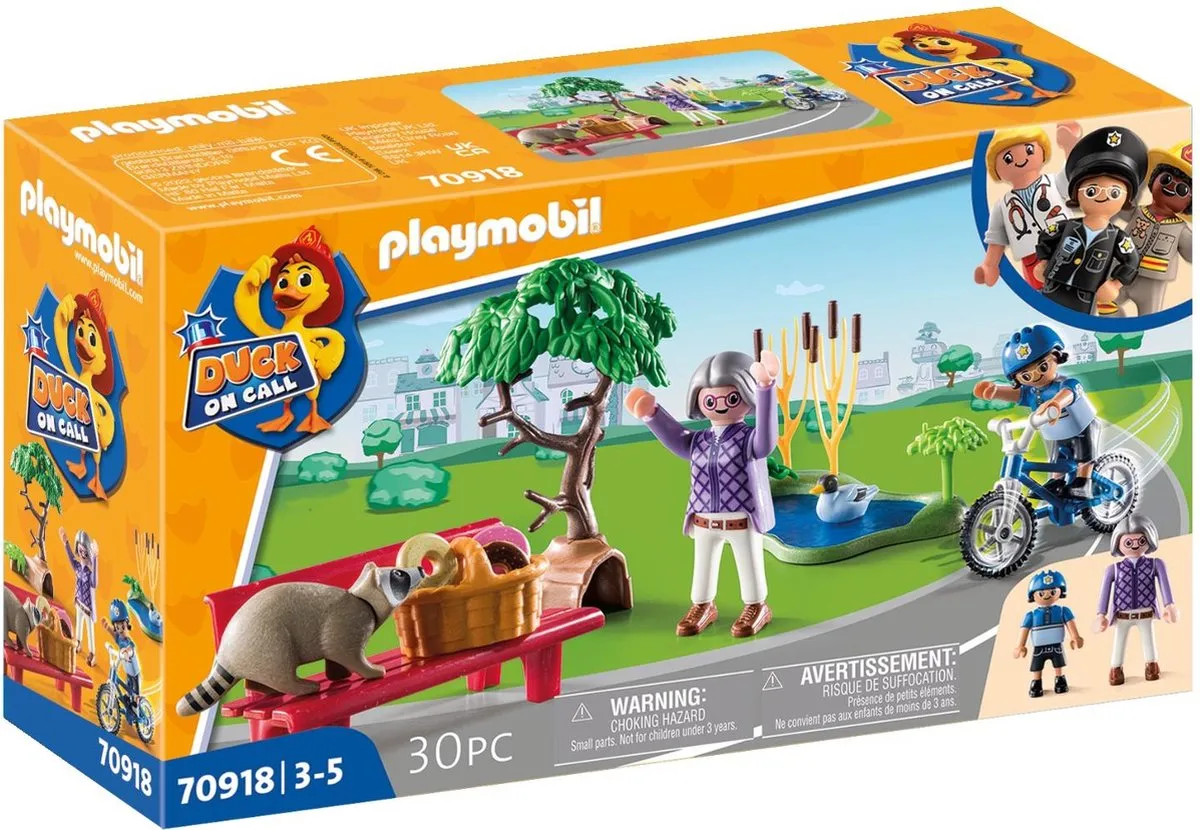 Playmobil Duck On Call Politieactie Pak de dief 70918