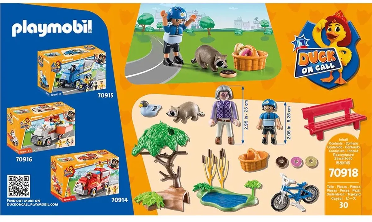 Playmobil Duck On Call Politieactie Pak de dief 70918 - Multicolor