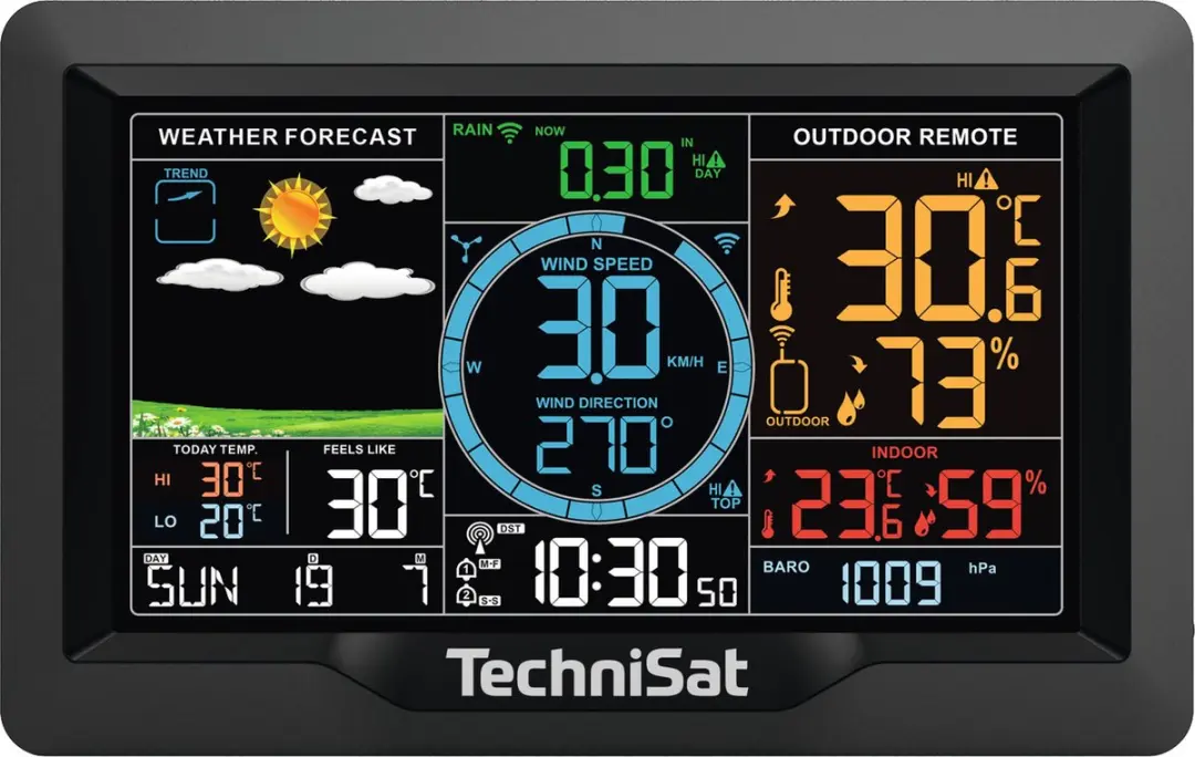 Technisat iMETEO X6 Weerstation - Zwart - afbeelding 4 van 5
