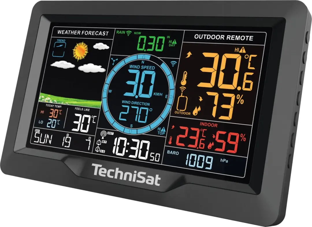 Technisat iMETEO X6 Weerstation - Zwart - afbeelding 3 van 5