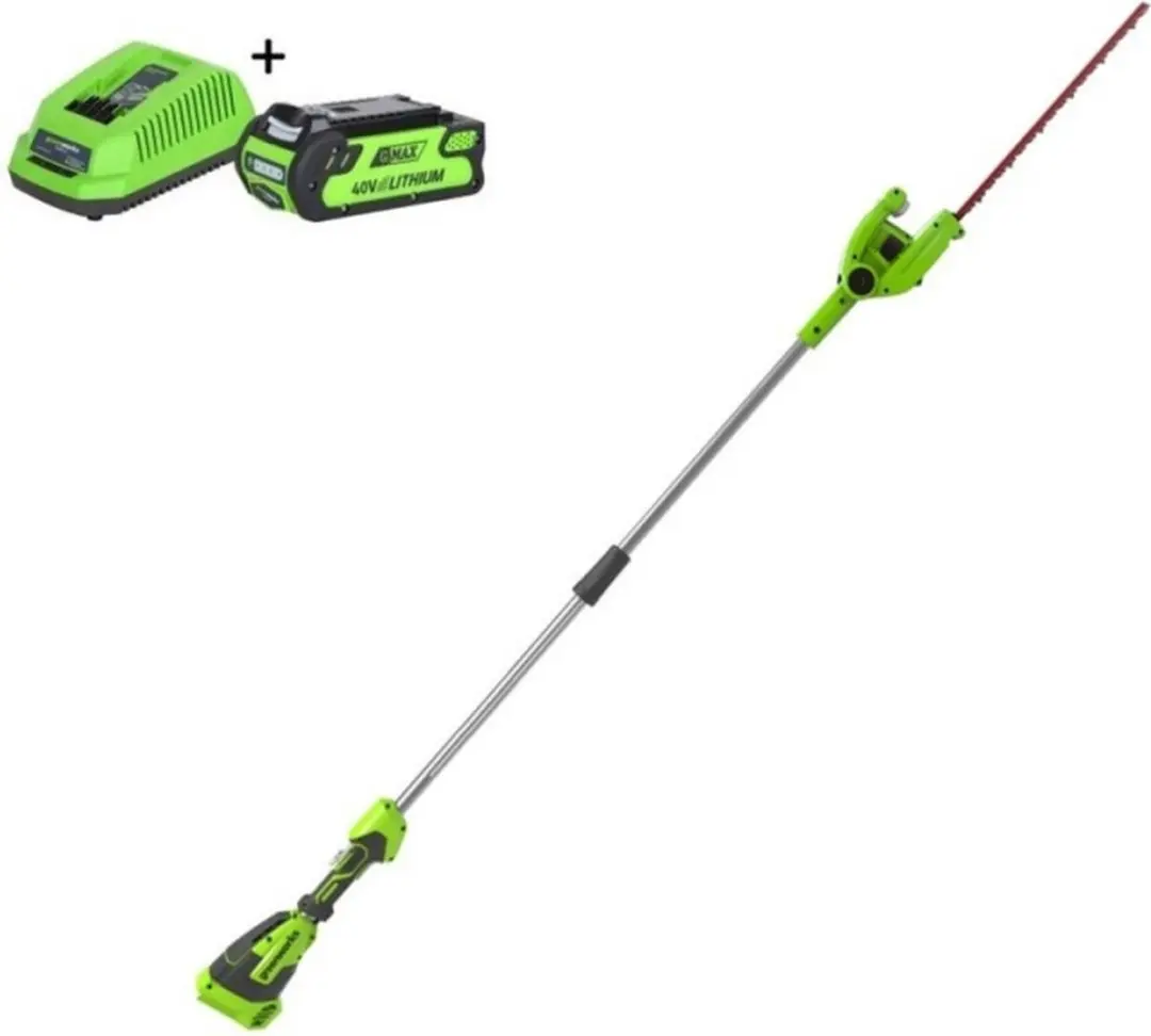 Greenworks G40PHAK2, 40 Volt accu heggenschaar langbereik , incl. 2-AH Accu & La