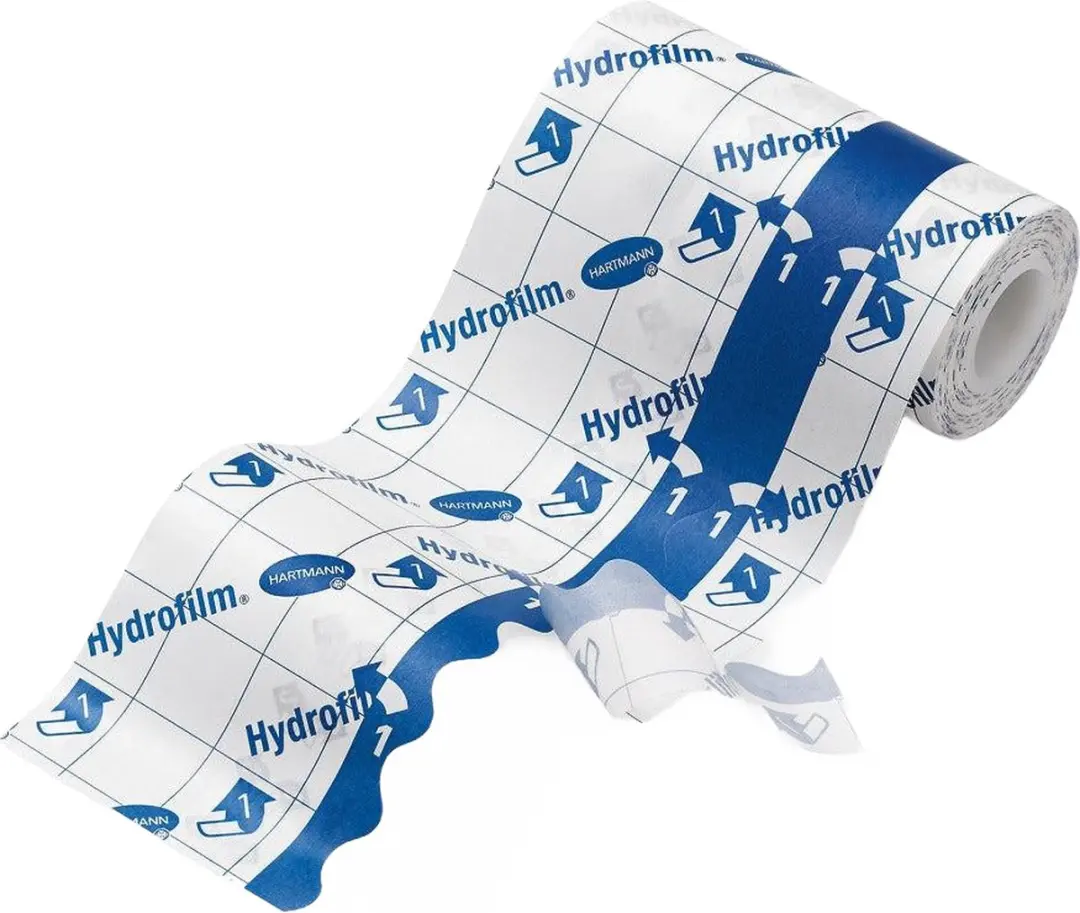 Hartmann Hydrofilm Transparante Folie 10cm x 10m - Blauw
