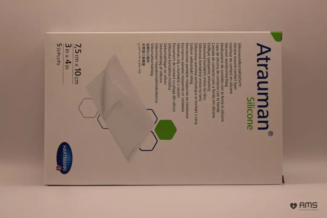 Hartmann Atrauman Silicone Wondcontactlaag 7,5x10cm - 5 Stuks