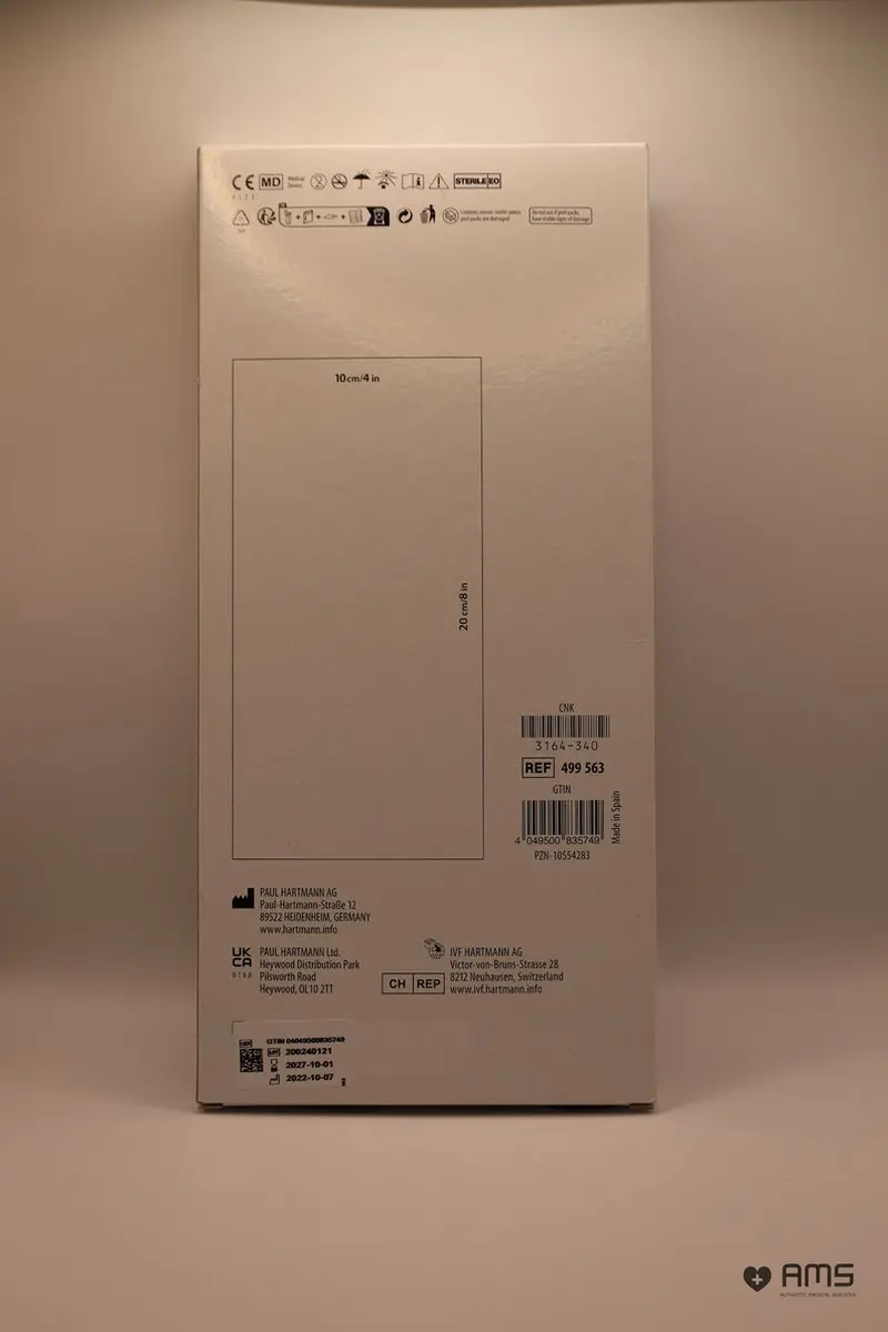 Hartmann Atrauman Silicone Wondcontactlaag 10x20cm - 5 Stuks