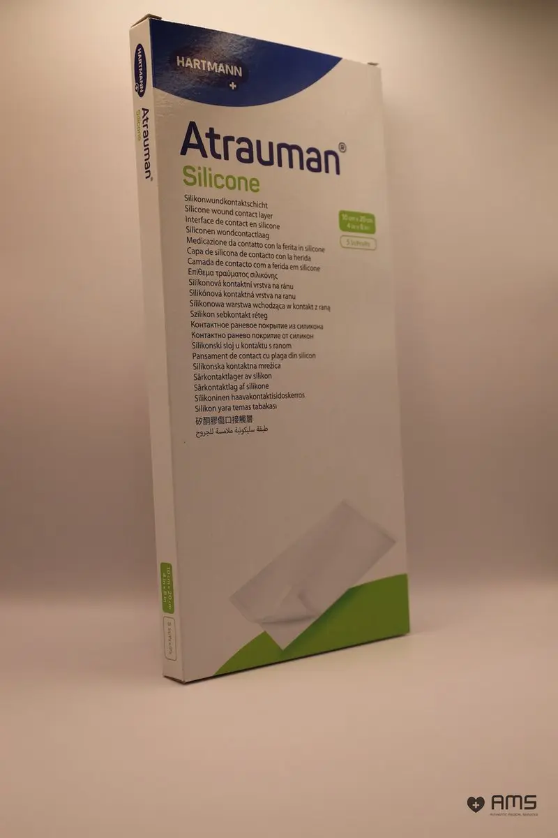 Hartmann Atrauman Silicone Wondcontactlaag 10x20cm - 5 Stuks