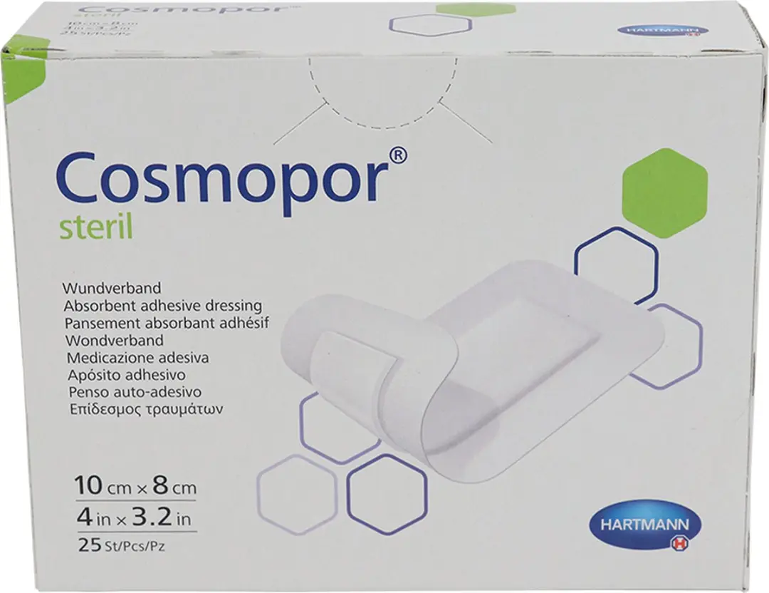 Hartmann Cosmopor Wondverband 10x8cm Blauw - 25 Stuks - afbeelding 3 van 3