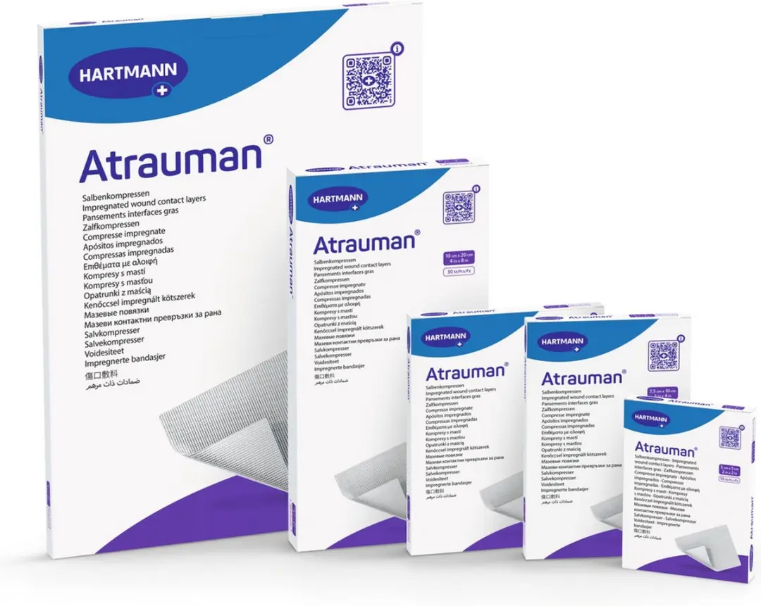 Hartmann Atrauman Steriel Zalfkompres 10x - 5x5cm