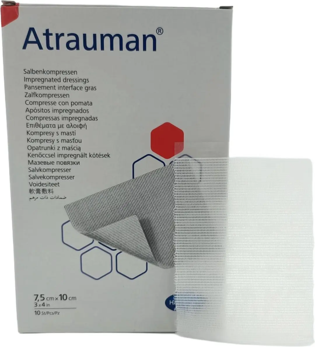 Hartmann Atrauman Steriel Zalfkompres 10x