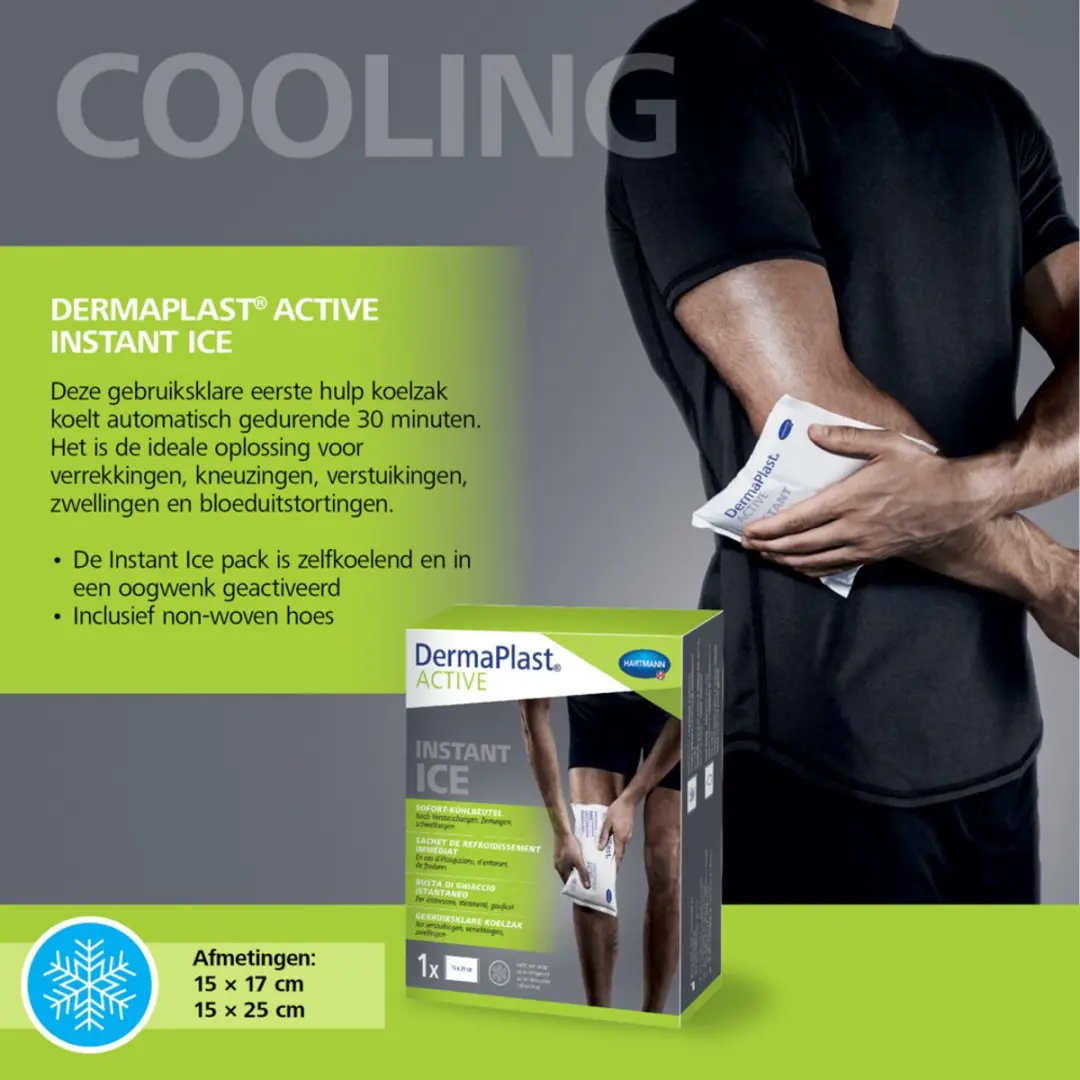 Hartmann Dermaplast ACTIVE Instant Ice Small - 1 Stuk