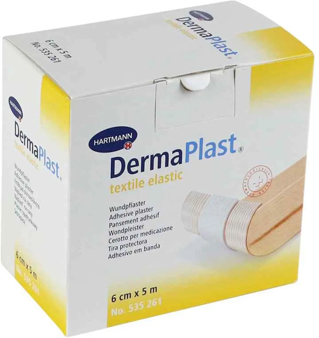 Hartmann Dermaplast Soft Wondpleister 5m x 6cm