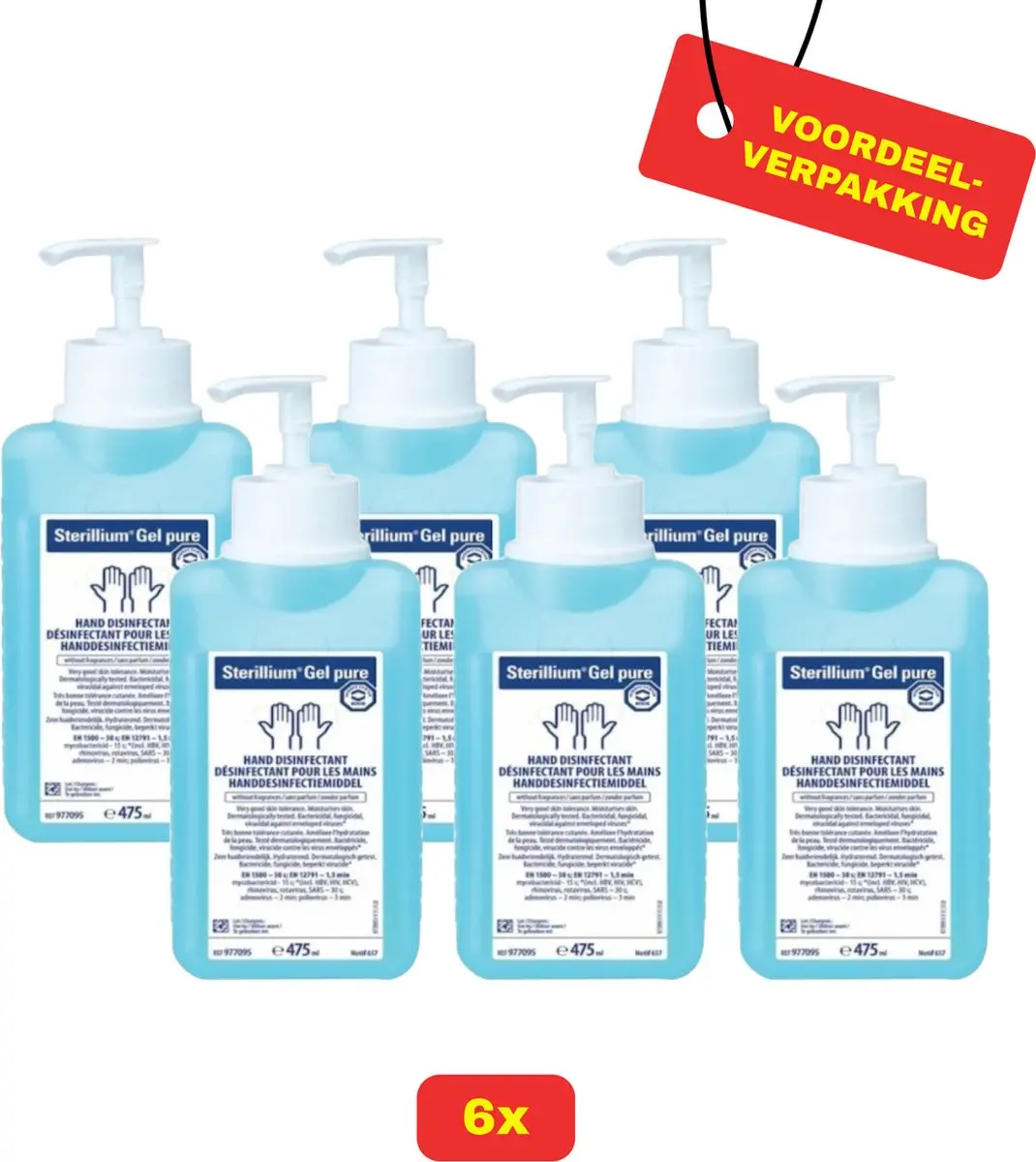 Hartmann Sterillium Pure Hand Gel met pompje
