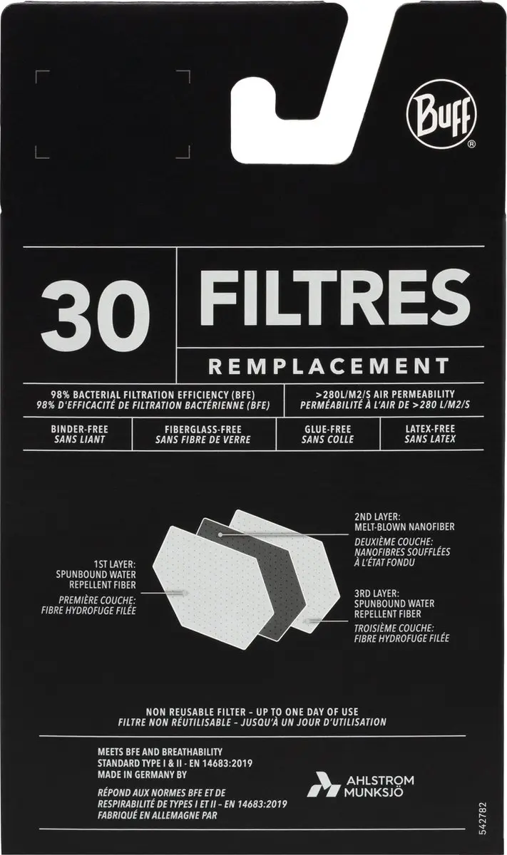 Buff FM70/310 Vervangingsfilter 30 Stuks