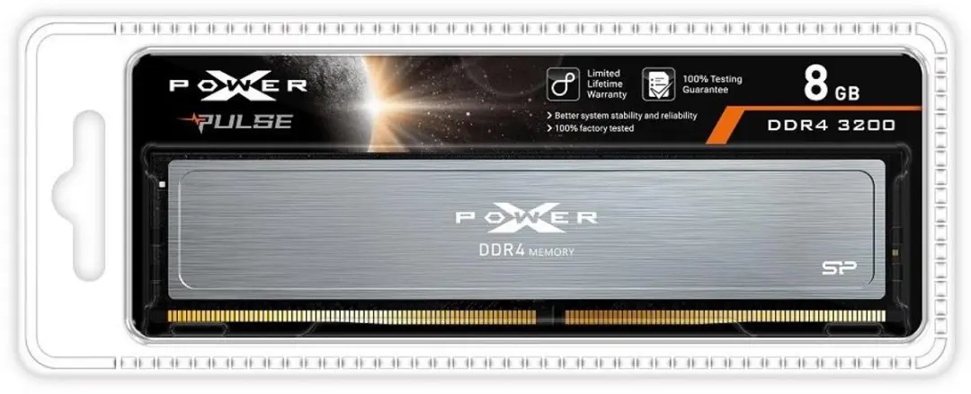 Silicon Power Xpower Pulse SP008GXLZU320BSI DDR4 RAM - 8GB 3200MHz
