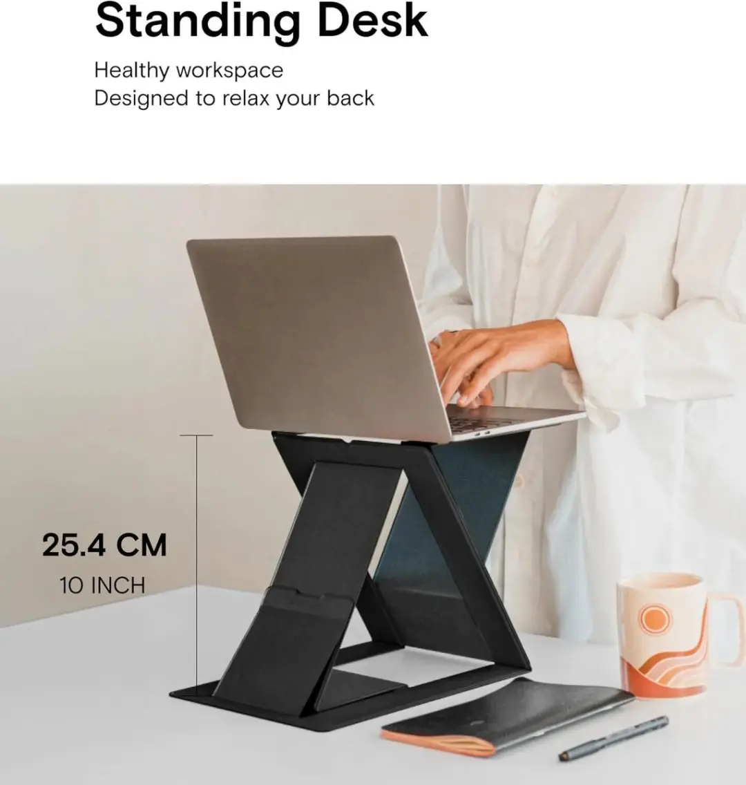 MOFT Opvouwbare Laptopstandaard 17 Inch - Zwart