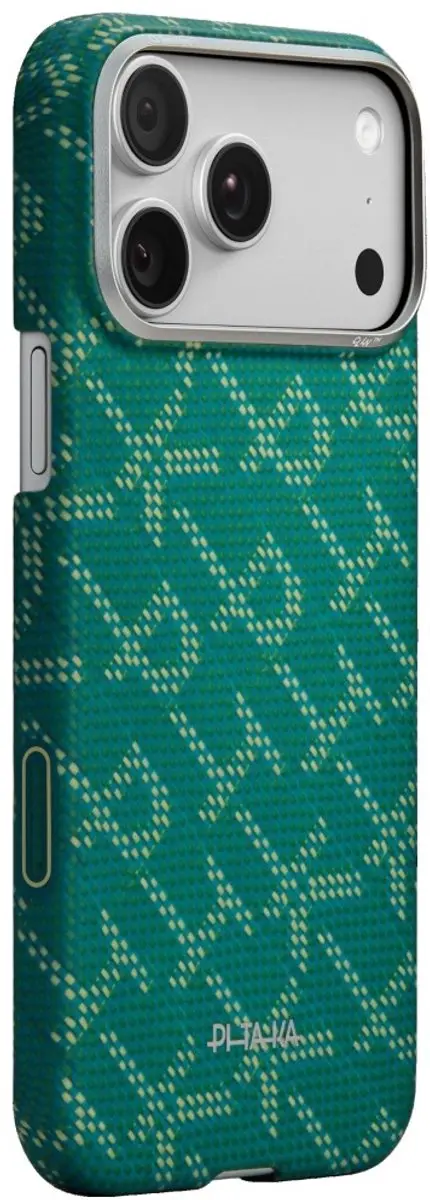 Pitaka Ultra Slim Hoesje iPhone 17 Pro KI1701PTK - MagSafe - Aramidevezel - Groen