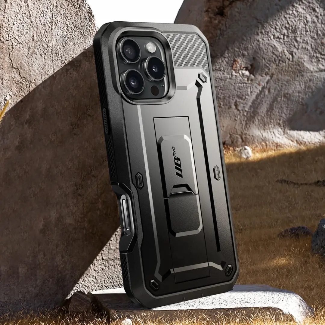 Supcase 360 Backcase iPhone 16 Pro 12034 - Zwart