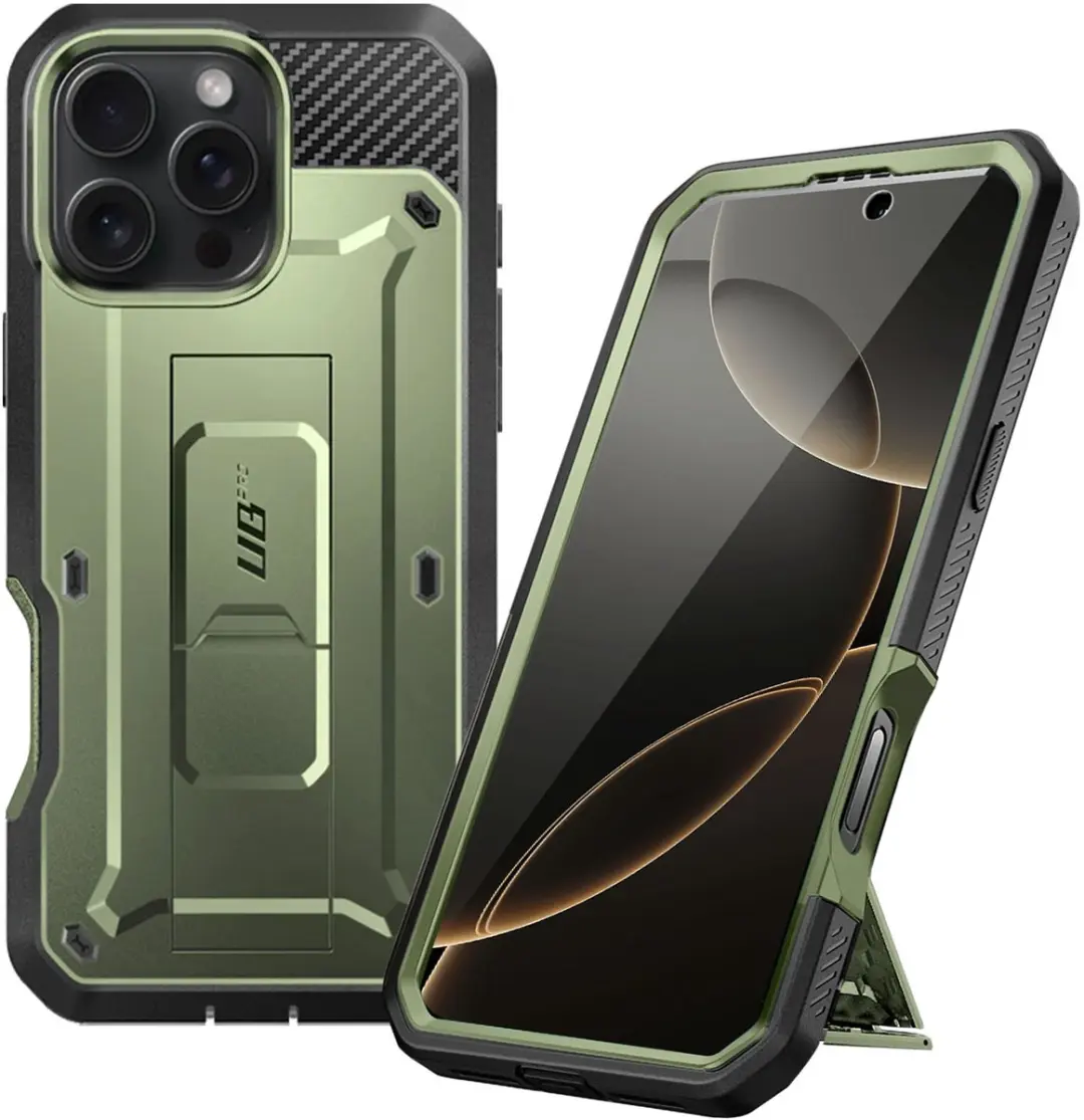 Supcase Unicorn Beetle Pro BACK-SPC-PRO-GN-16P Hoesje - iPhone 16 Pro Groen