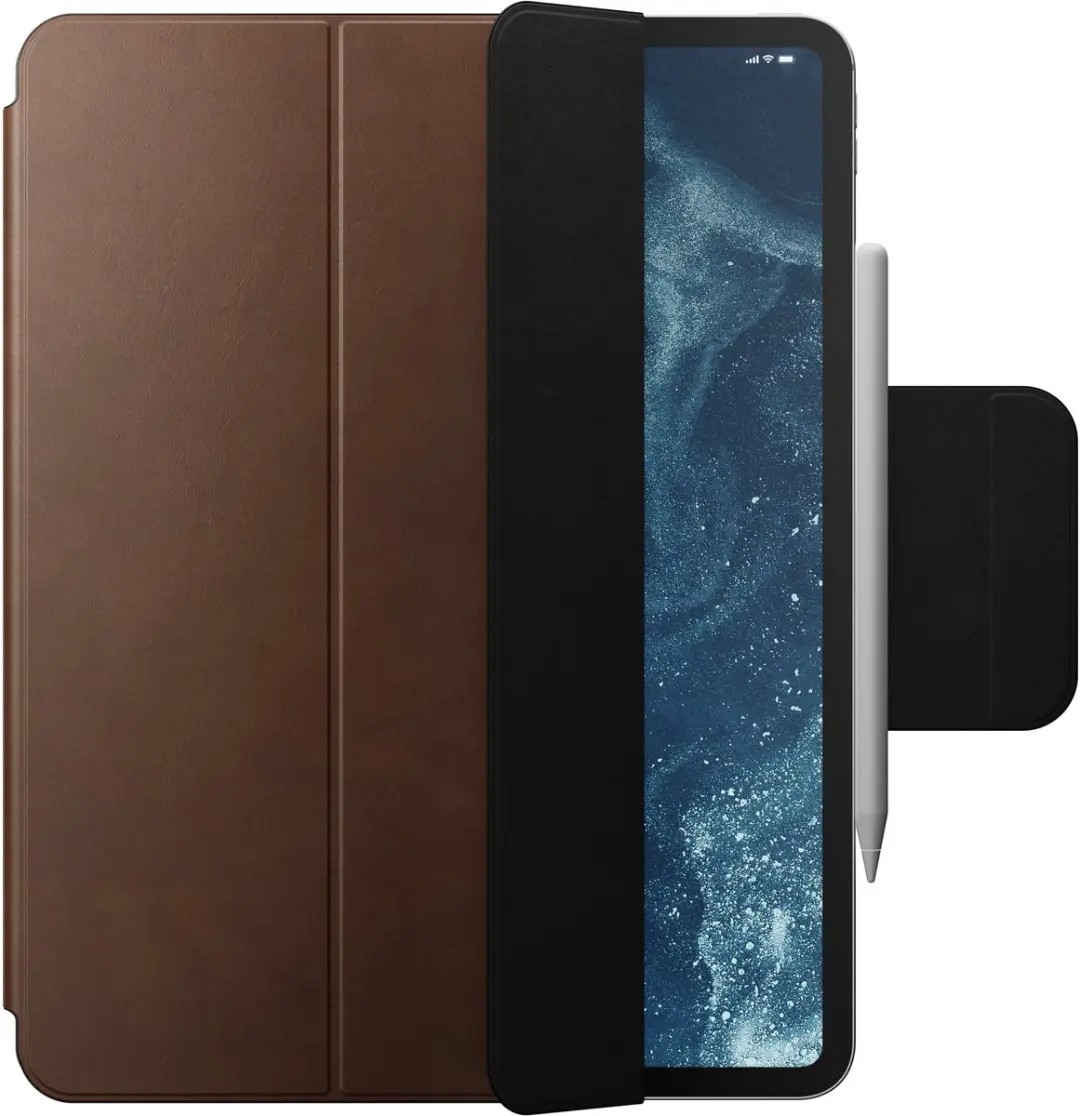 NOMAD Lederen Folio Hoesje iPad Pro 13 (M4-M5) - Bruin - afbeelding 3 van 6