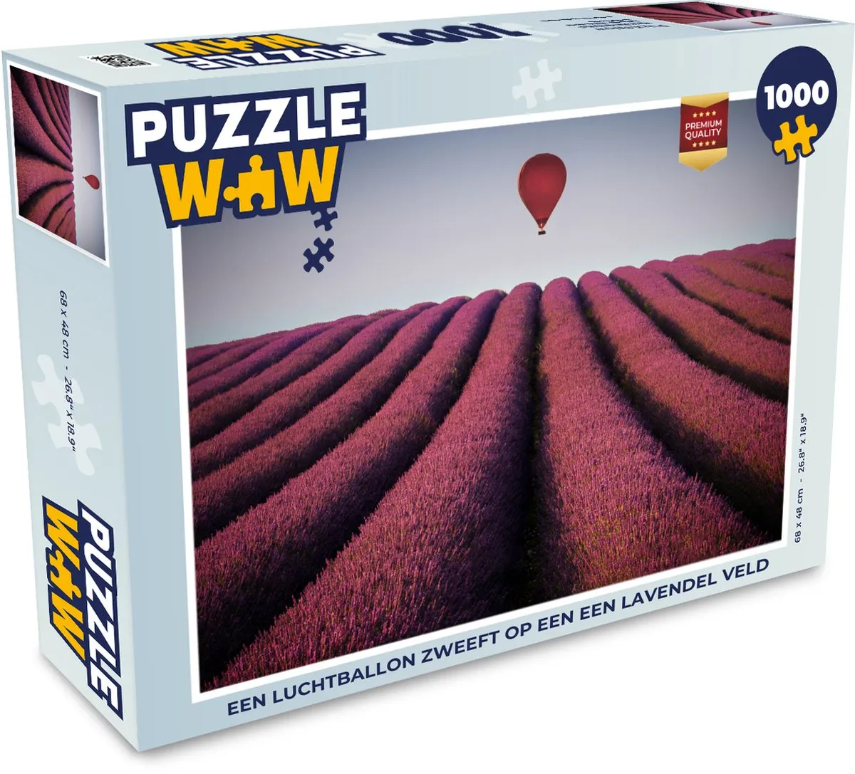 PuzzleWow Bloemen Lavendel Legpuzzel 1000 Stuks