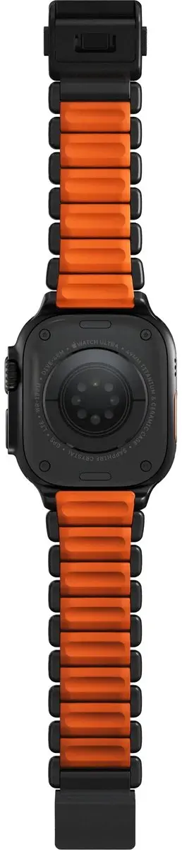 NOMAD Stratos Horlogeband - Oranje - 45/46/49mm - Apple Watch