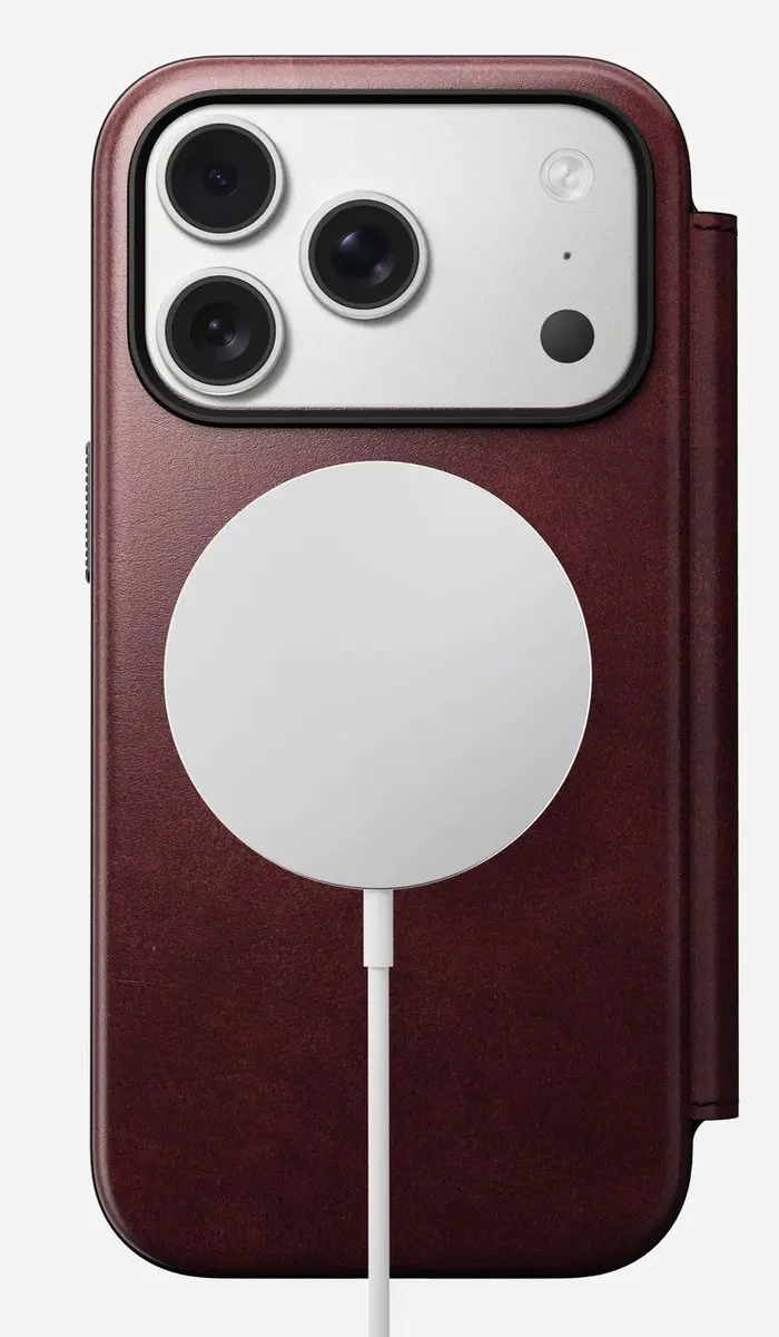 NOMAD Horween Folio NM011833858 iPhone 17 Pro Hoes - 3 Stuks - Bruin