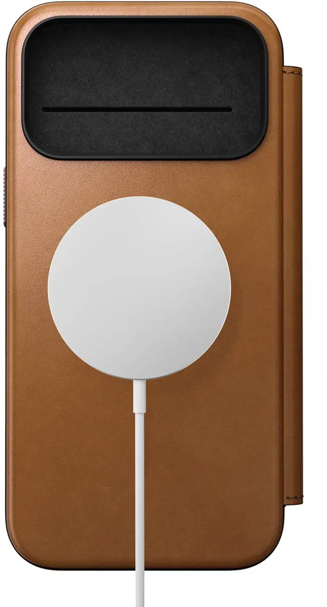 NOMAD Modern Lederen Folio iPhone 17 Pro Max 114688114040 - Bruin