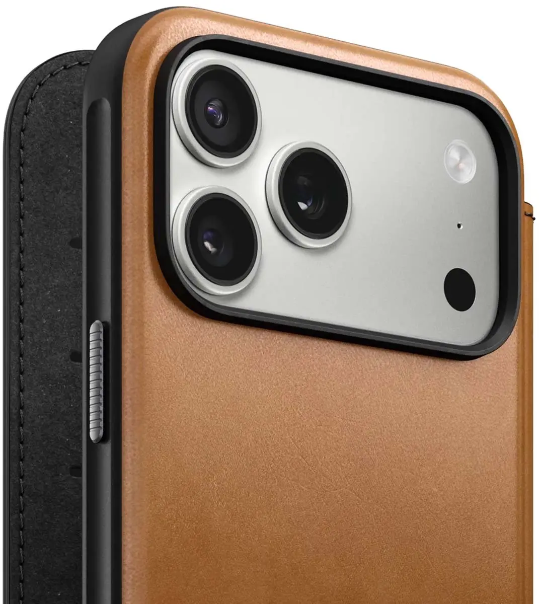 NOMAD Modern Lederen Folio iPhone 17 Pro Max 114688114040 - Bruin