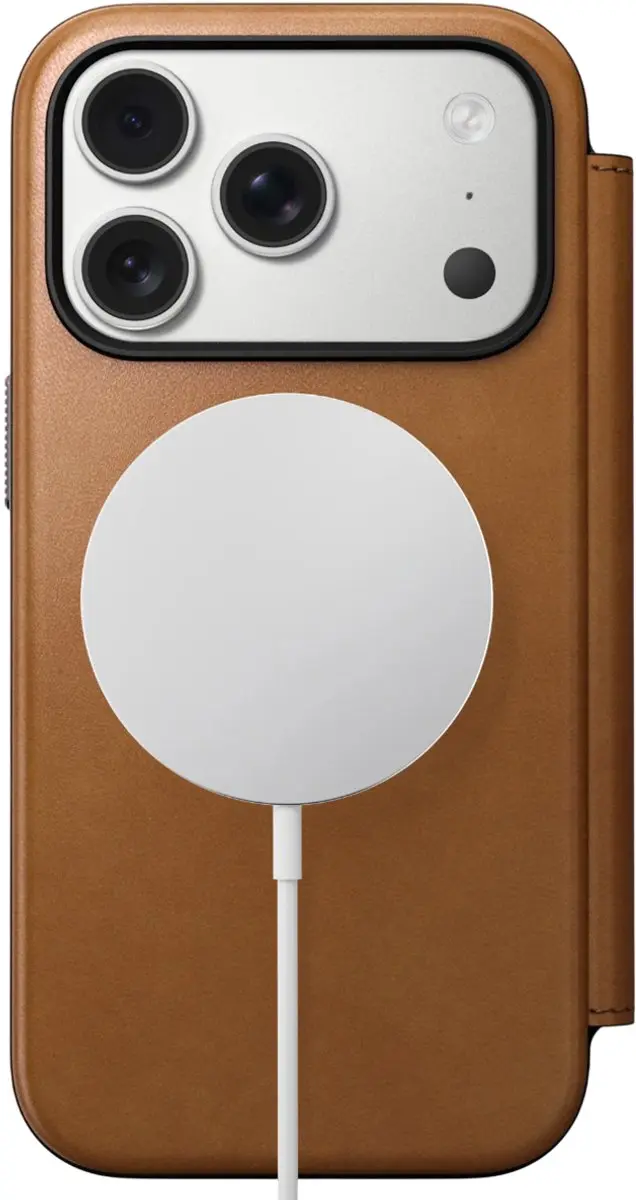 NOMAD Modern Lederen Folio iPhone 17 Pro 114683118I8I - Bruin