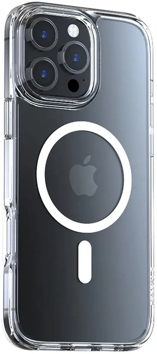 Torras Diamond Back Cover iPhone 16 Pro - Transparant