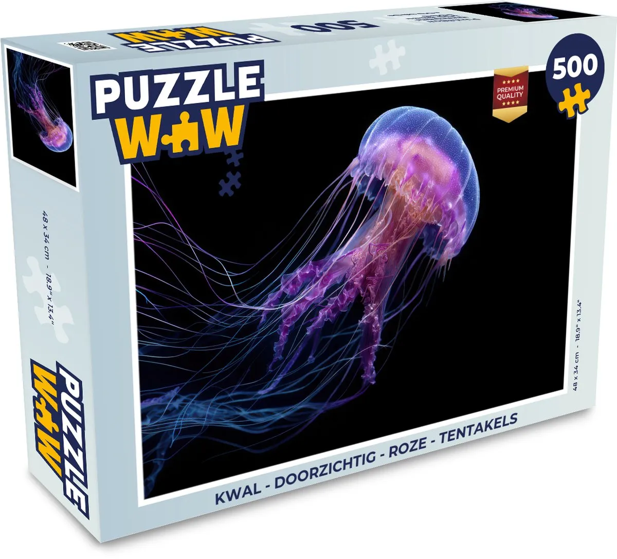 PuzzleWow Kwal Legpuzzel 500 Stuks