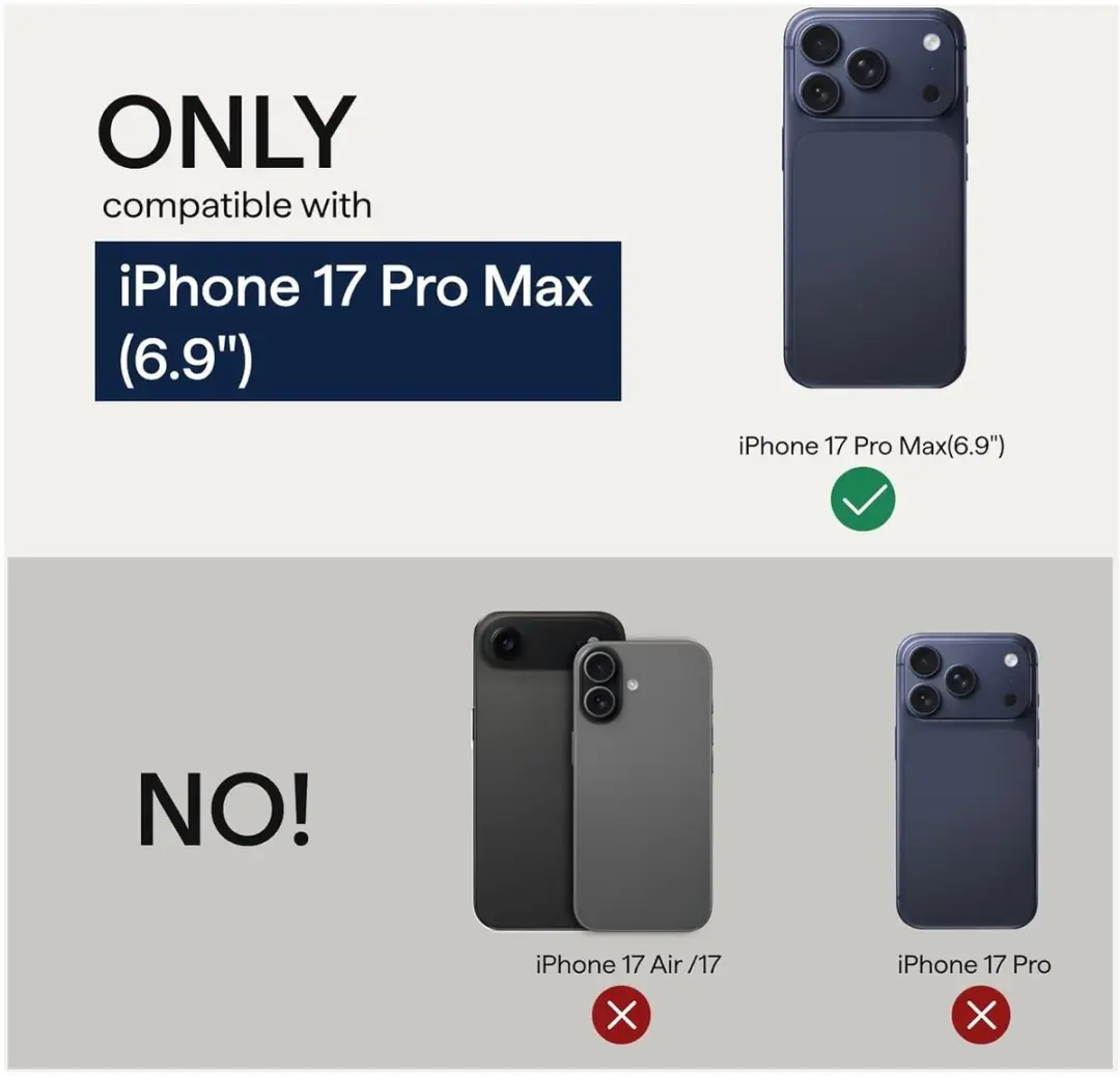 Pitaka Ultra-Slim Hoesje iPhone 17 Pro Max - 600D Aramidevezel - Zwart