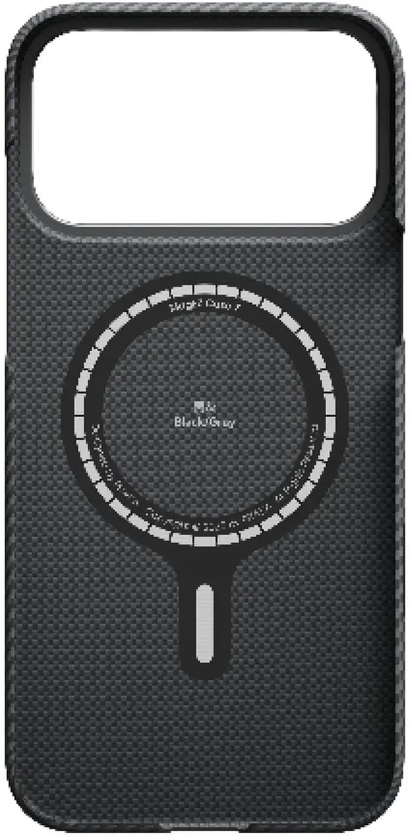 Pitaka Ultra-Slim Hoesje iPhone 17 Pro Max - 600D Aramidevezel - Zwart