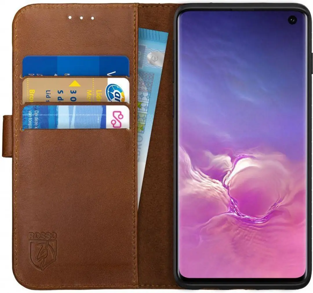 Rosso Deluxe Book Case Samsung Galaxy S10