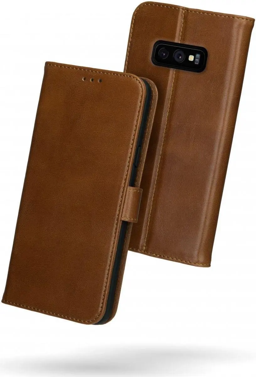 Rosso Deluxe Book Case Samsung Galaxy S10e - Bruin