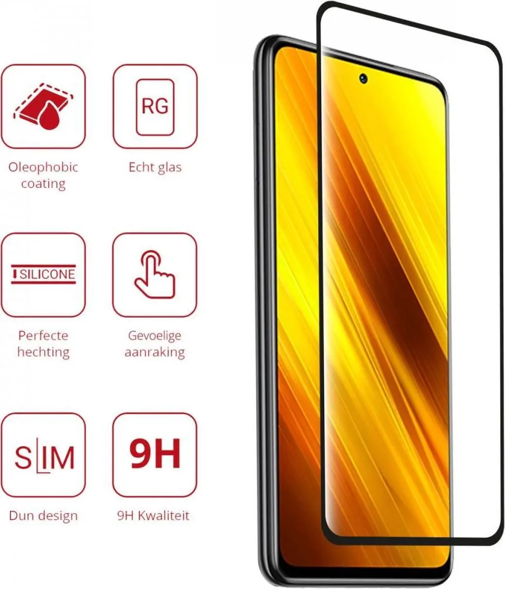 Rosso Xiaomi Poco X3 Pro Schermbeschermer 9H - 1 Stuk