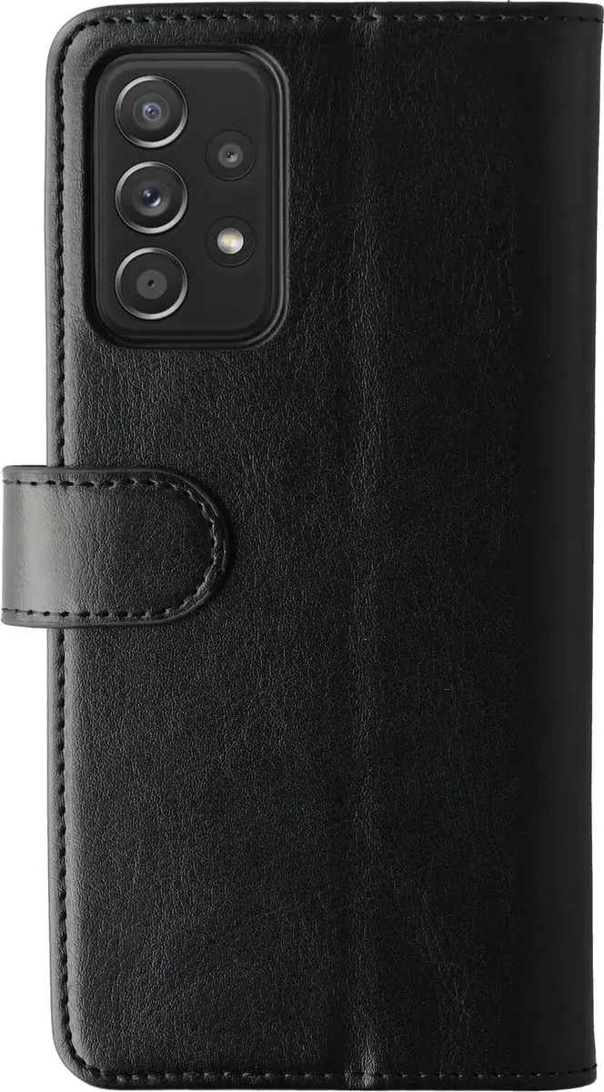 Rosso Element Book Case Wallet Hoesje 93720 - 3 Pasjes - Zwart