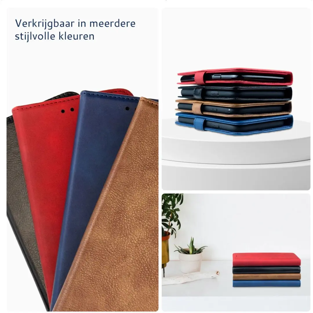 Rosso Element Book Case Wallet Xcover 5 - 3 Pasjes - Zwart